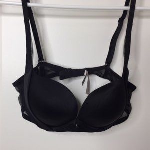 Victoria's Secret Padded Demi, Bra, 36B, Black